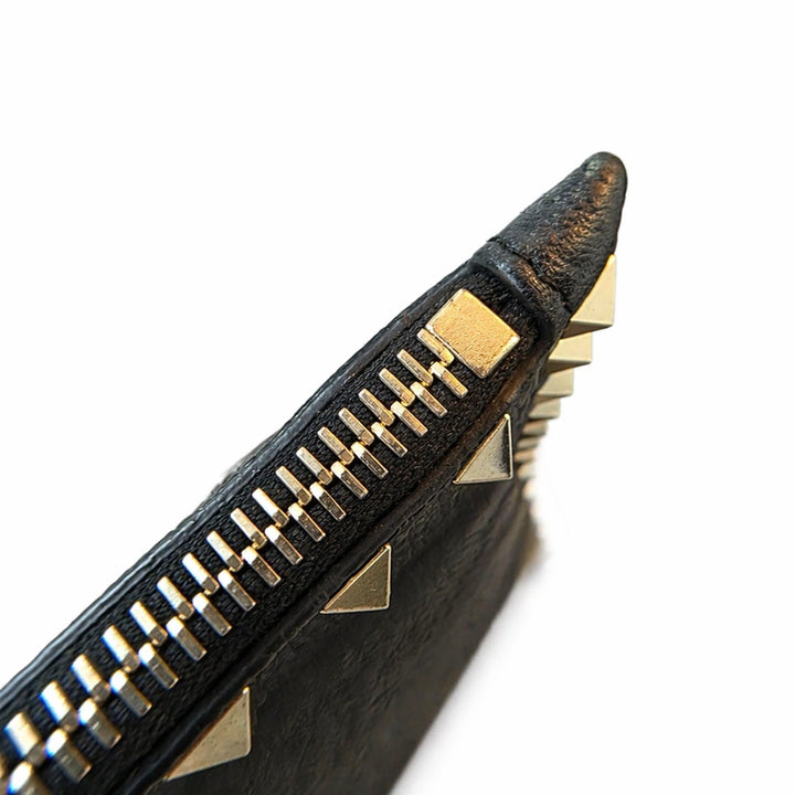 [BUNJANG] Valentino Rockstud Black Leather Clutch / [라온명품 LUX] 발렌티노 락스터드 블랙 레더 클러치
