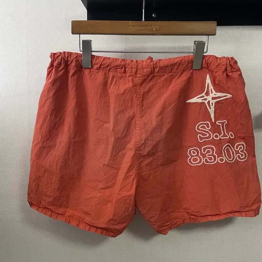 [BUNJANG] Stone Island Orange Shorts 34 / 스톤아일랜드 오렌지 반바지 34