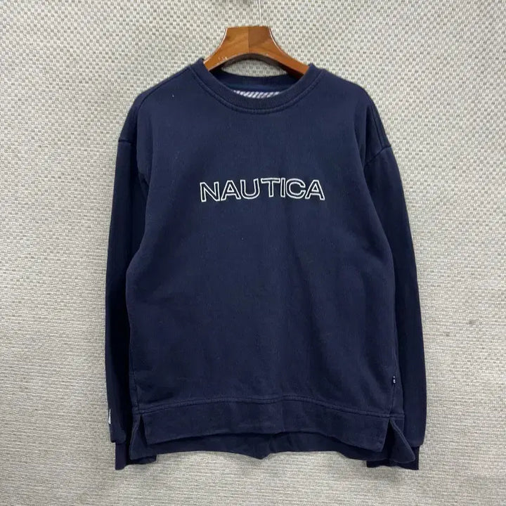 [BUNJANG] Nautica Embroidered Logo Sweatshirt M / 노티카 자수로고 스웻셔츠 맨투맨 M A09629