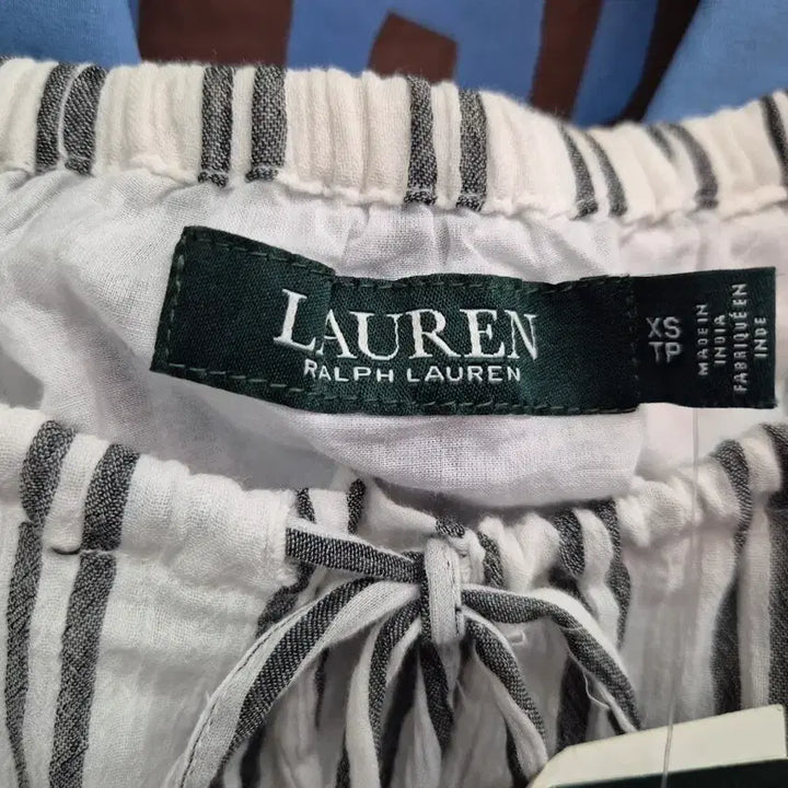 [BUNJANG] Ralph Lauren Striped Blouse 3/4 Sleeve Shirt / 랄프로렌 스트라이프 블라우스 7부 셔츠