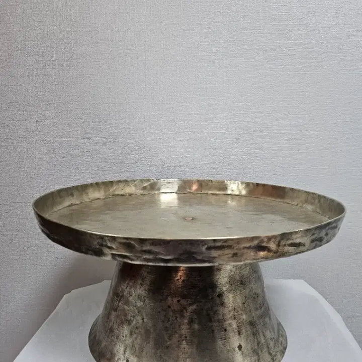 [BUNJANG] Joseon Dynasty Bangjja Brass Tableware Soban / 놋상완전방짜 놋소반 조선시대 빙짜유기소반입니다