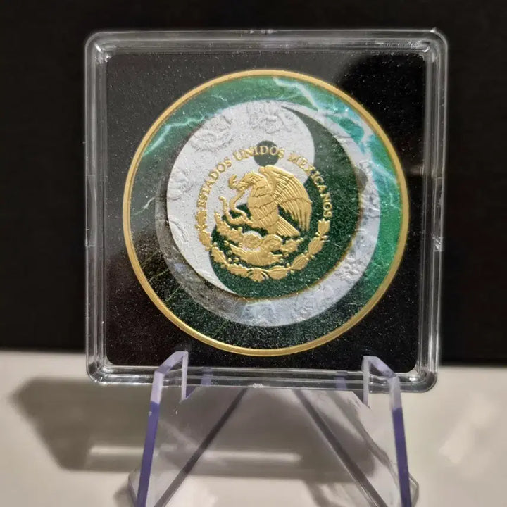 [BUNJANG] Libertad Sun and Moon (Green) 1 oz Silver Coin / 500개한정판) 리버타드 해와달(그린) 1온스 은화