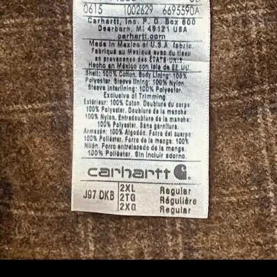 [BUNJANG] Carhartt J97 Detroit Jacket Dark Brown / 칼하트 J97 디트로이트 자켓 다크 브라운(dkb)