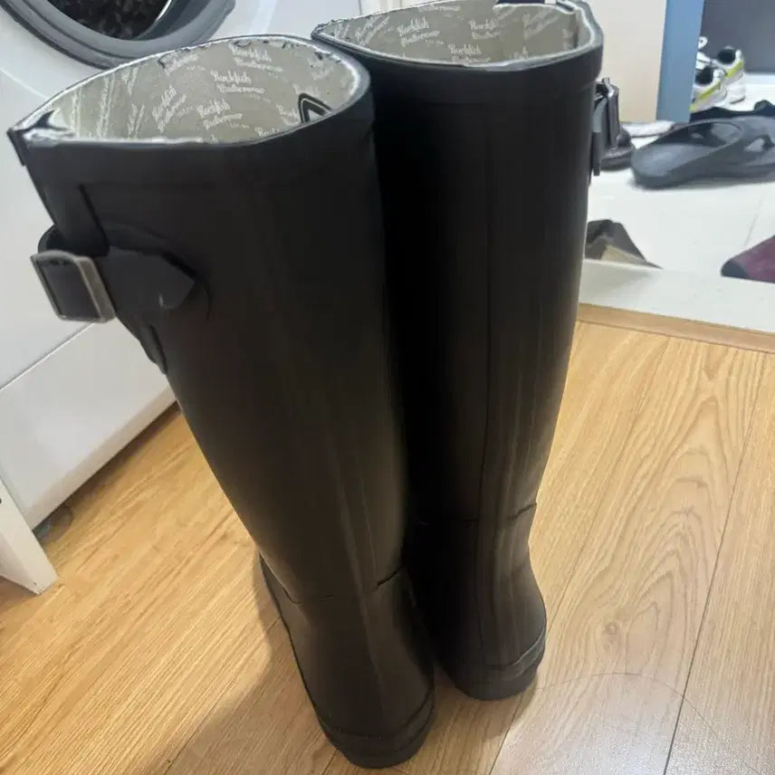 [BUNJANG] Rockfish Black Rain Boots / 락피쉬 레인부츠