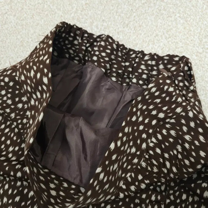[BUNJANG] Vintage Patterned Shirred Long Skirt / (F)여성 빈티지 패턴 셔링 롱 스커트 A라인 뒷밴딩 W3086