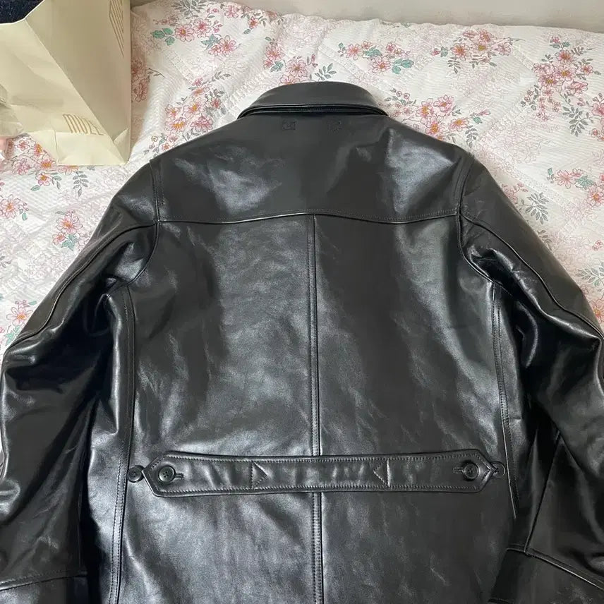 [BUNJANG] Bergriver Malgajuk Leather Car Coat / 버그리버 bergriver 말가죽 카코트 42