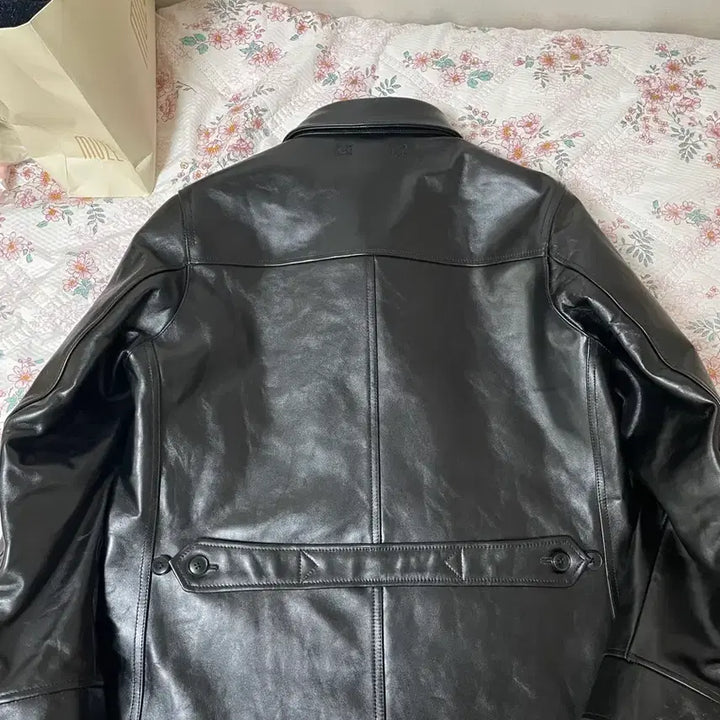 [BUNJANG] Bergriver Malgajuk Leather Car Coat / 버그리버 bergriver 말가죽 카코트 42