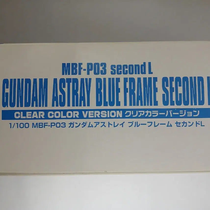 [BUNJANG] Bandai 1:100 Gundam Astray Blue Frame Second L Clear Version / 1:100/건담 아스트레이 블루프레임 세컨드L(클리어버전)