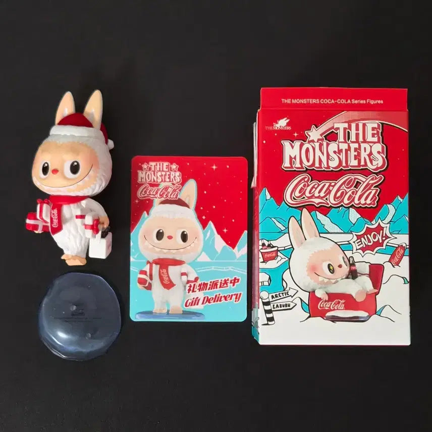 [BUNJANG] Pop Mart Labubu Figure Coca-Cola Limited Edition / [팝마트] 8.8cm 라부부 피규어 코카콜라 선물 배송
