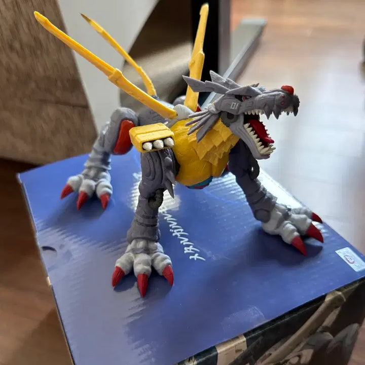 [BUNJANG] Digimon Ichiban Kuji Metal Garurumon Figure / (개봉양품)디지몬 제일복권 B상 메탈가루몬 피규어