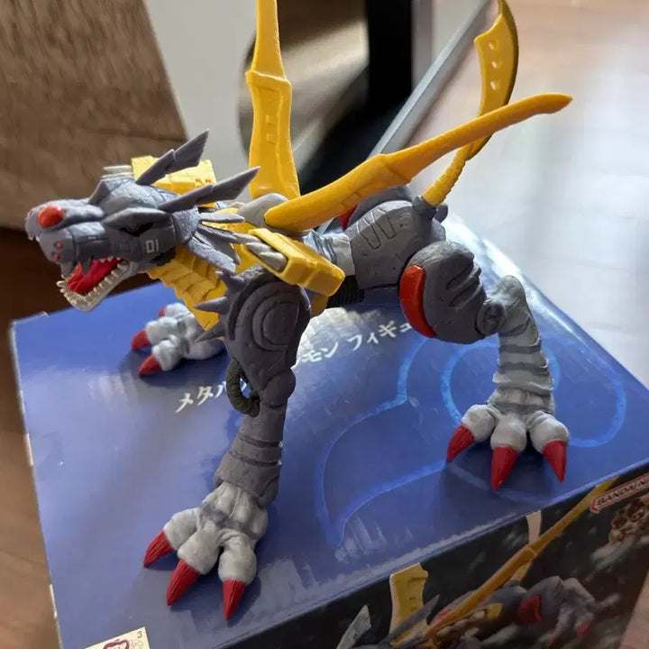 [BUNJANG] Digimon Ichiban Kuji Metal Garurumon Figure / (개봉양품)디지몬 제일복권 B상 메탈가루몬 피규어