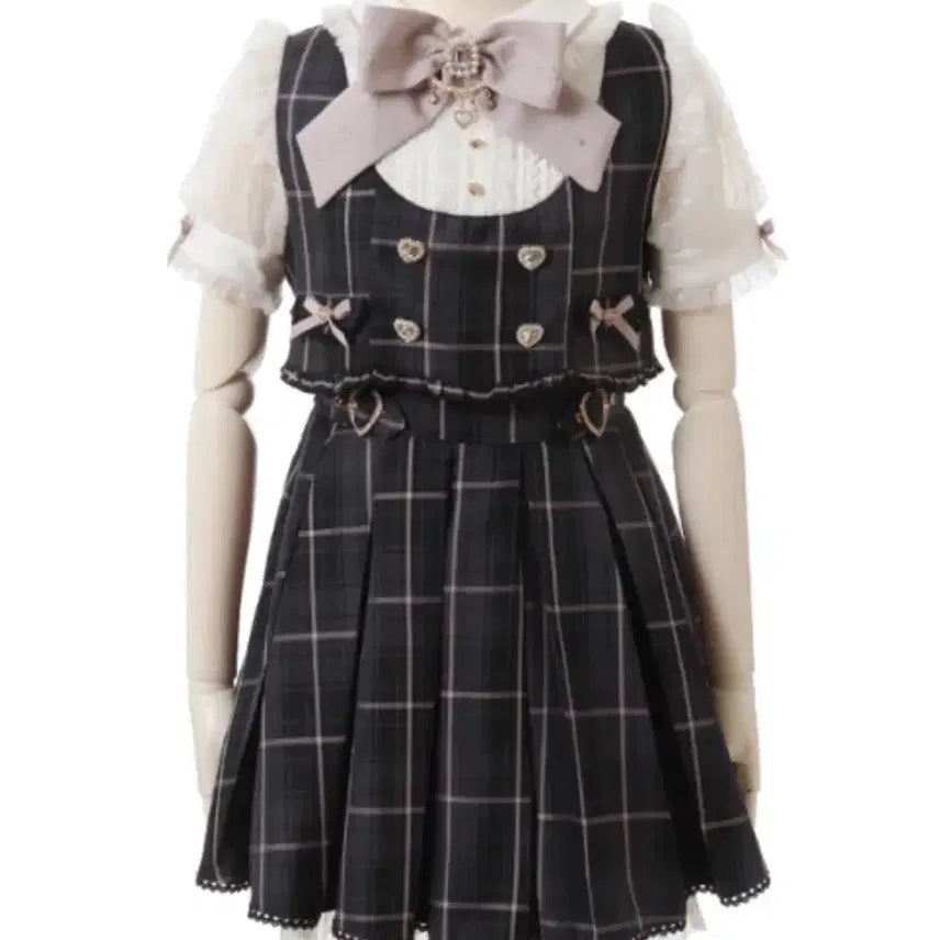 [SOLD OUT] LIZ LISA 리즈리사 라이크체크 원피스 양지뢰 지뢰계 셋업일브