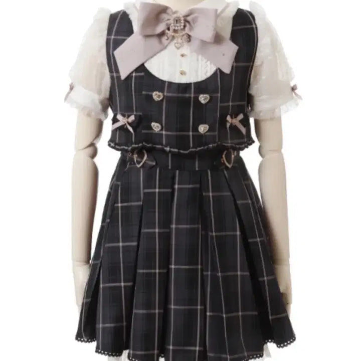 [SOLD OUT] LIZ LISA 리즈리사 라이크체크 원피스 양지뢰 지뢰계 셋업일브