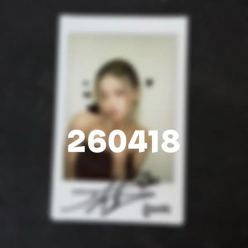 [BUNJANG] KISS OF LIFE 하늘 Signed Polaroid / 키스오브라이프 키오프 하늘 싸인 폴라로이드