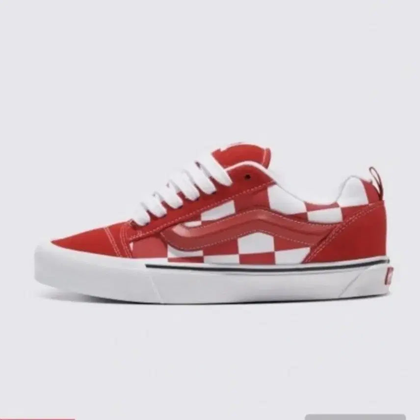 [BUNJANG] Vans Mega Check Red Sneakers / 반스 메가체크 레드 사이즈290