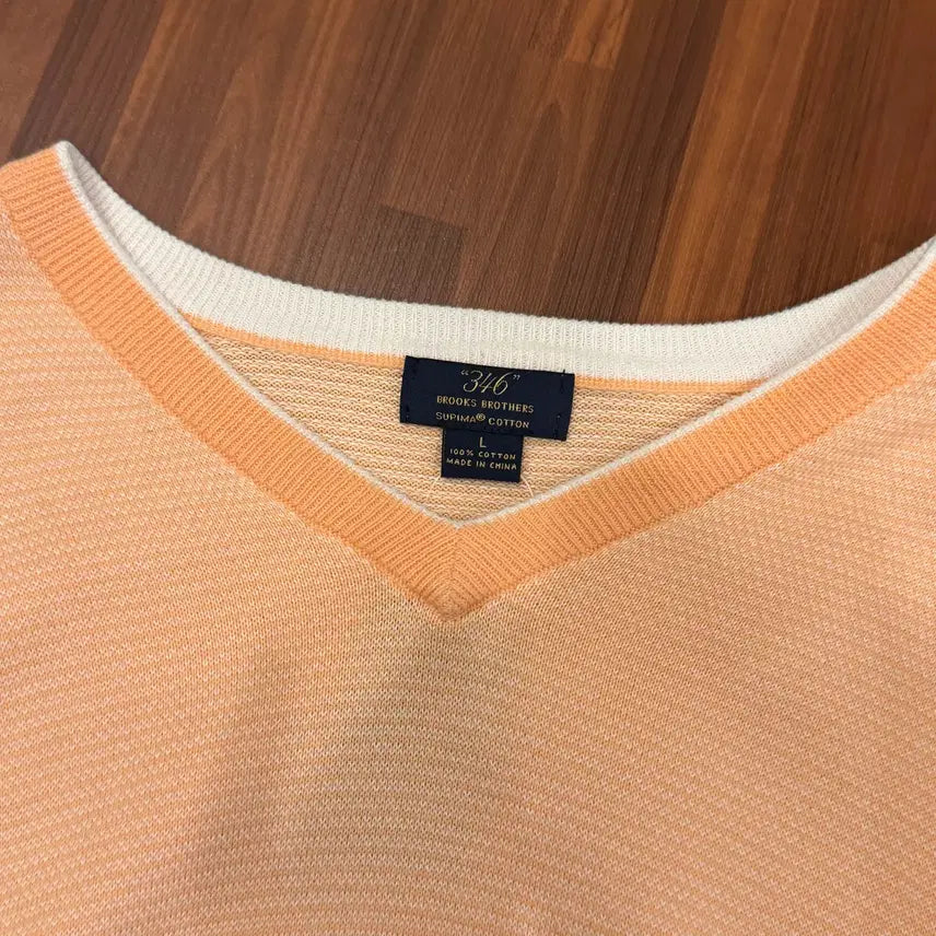 [BUNJANG] Brooks Brothers 브룩스 브라더스 수피마 코튼 브이넥 니트 / Brooks Brothers 브룩스 브라더스 수피마 코튼 브이넥 니트