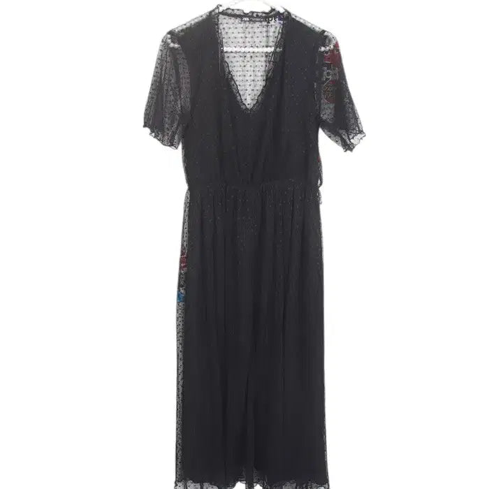 [BUNJANG] ZARA Sheer Banding Tulle Dress / 여성M/ 자라 시스루 밴딩 샤 원피스