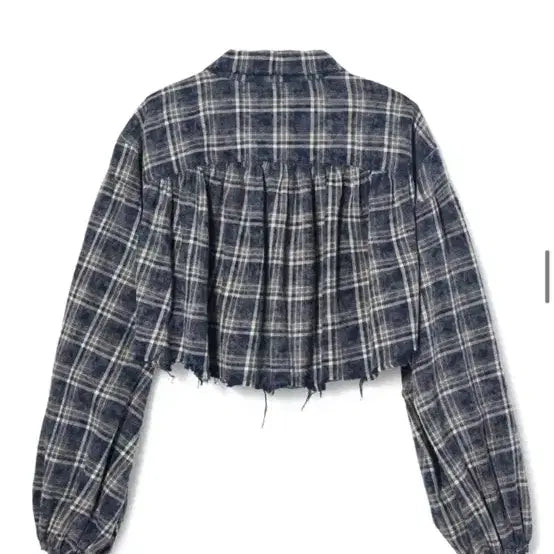[BUNJANG] SEO Washed Check Shirring Shirt / 에스이오 워시드 체크 셔링 셔츠