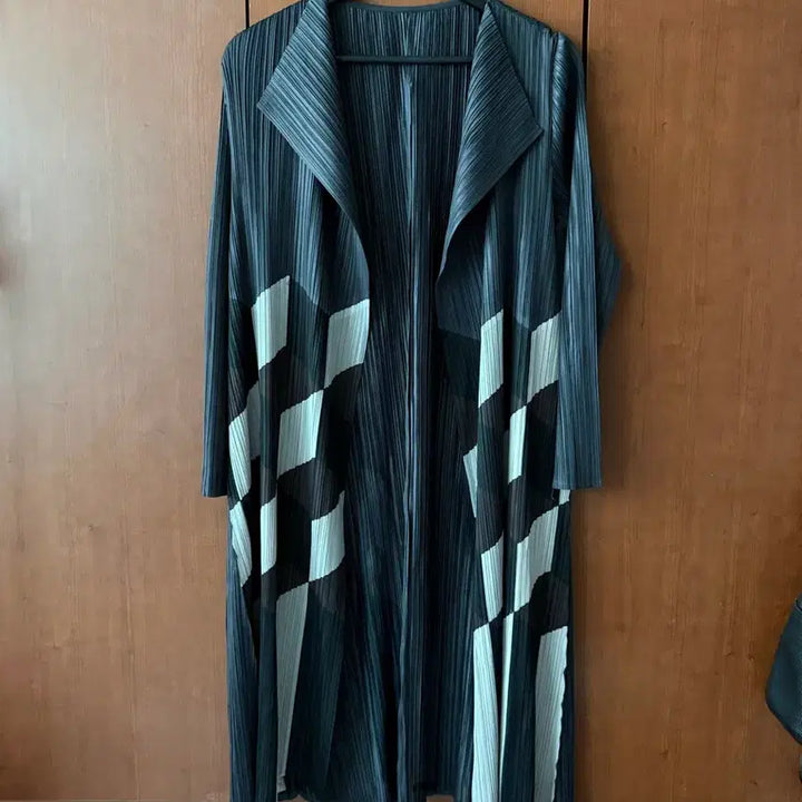 [BUNJANG] Pleated Long Cardigan / 플리츠 롱 가디건