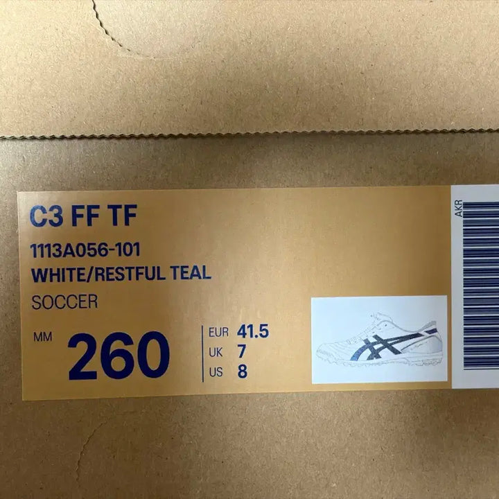 [SOLD OUT] 아식스 C3 FF TF 풋살화 260mm