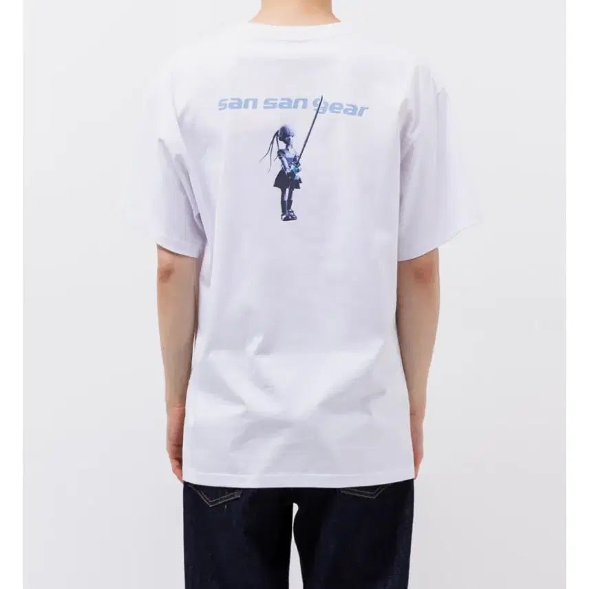 [BUNJANG] Sansan Gear Koesy Slash Logo T-shirt / 산산기어 코에시 koesy 슬래시 로고 티셔츠 3사이즈 팝니다