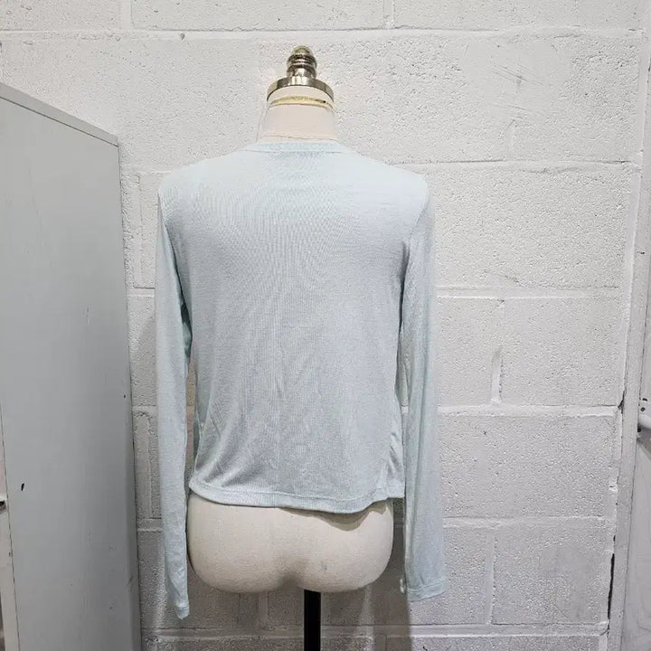 [SOLD OUT] 오픈 가디건 부드러운 긴팔- 민트