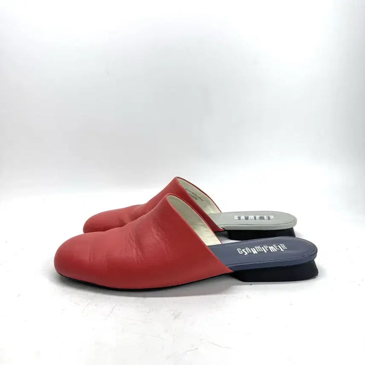 [BUNJANG] Camper Twins Red Mule Slippers / 235) Camper 캠퍼 트윈스 레드 뮬 슬리퍼