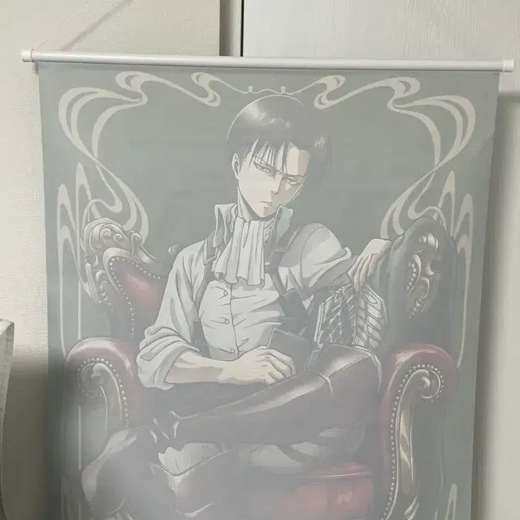 [BUNJANG] Attack on Titan Levi Tapestry Scroll / 진격의 거인 리바이 태피스트리 족자봉