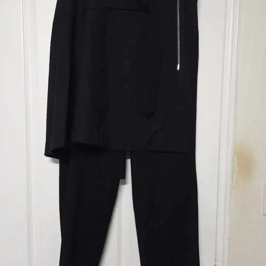 [BUNJANG] Comme des Garcons Black Skirt Pants / 꼼데가르송 블랙 랩 스커트 팬츠