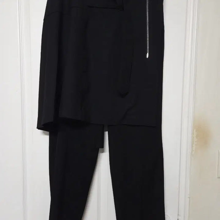 [BUNJANG] Comme des Garcons Black Skirt Pants / 꼼데가르송 블랙 랩 스커트 팬츠