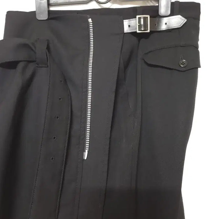 [BUNJANG] Comme des Garcons Black Skirt Pants / 꼼데가르송 블랙 랩 스커트 팬츠