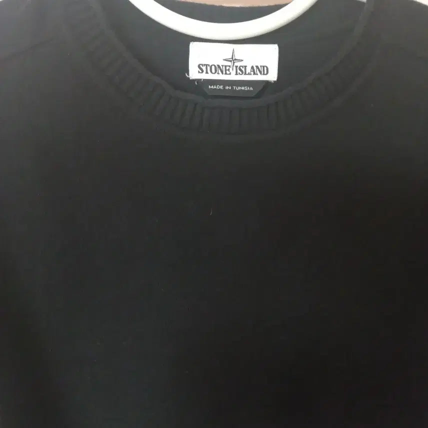 [SOLD OUT] 스톤아일랜드 블랙  크루넥 니트 맨투맨 100~105