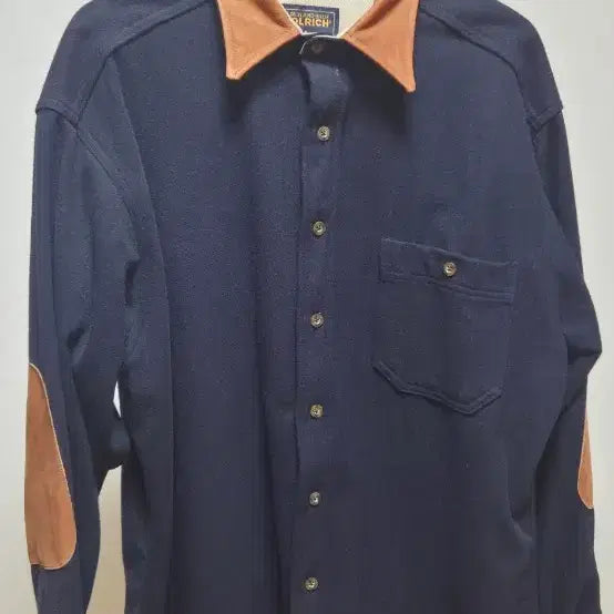 [BUNJANG] Woolrich Navy L Button-Up Shirt / 울리치 셔츠 네이비 WOOLRICH L