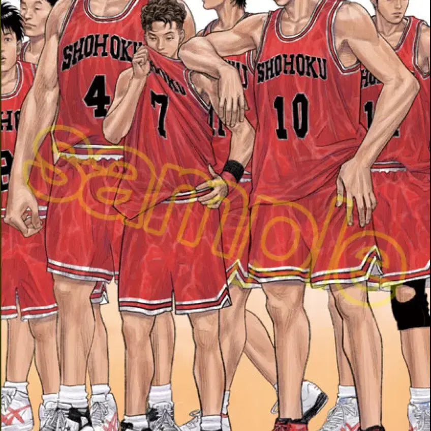 [BUNJANG] The First Slam Dunk Comic Zone Special Edition Poster / 더 퍼스트 슬램덩크 슬덩 코믹존 특전 북산 포스터 굿즈 태섭 태웅 대만