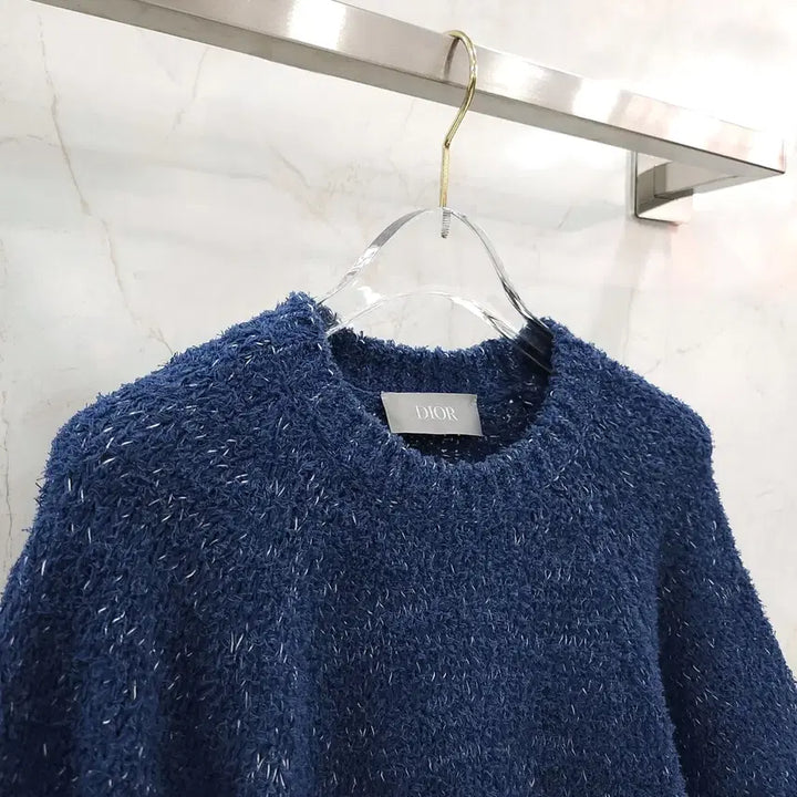 [BUNJANG] Dior Logo Heavy Cotton Knit T-shirt / M / 디올 로고 헤비 코튼 니트 반팔