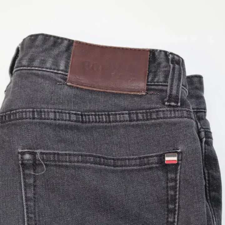 [BUNJANG] POLEHAM Black Denim Basic Fit Pants / 폴햄 흑청