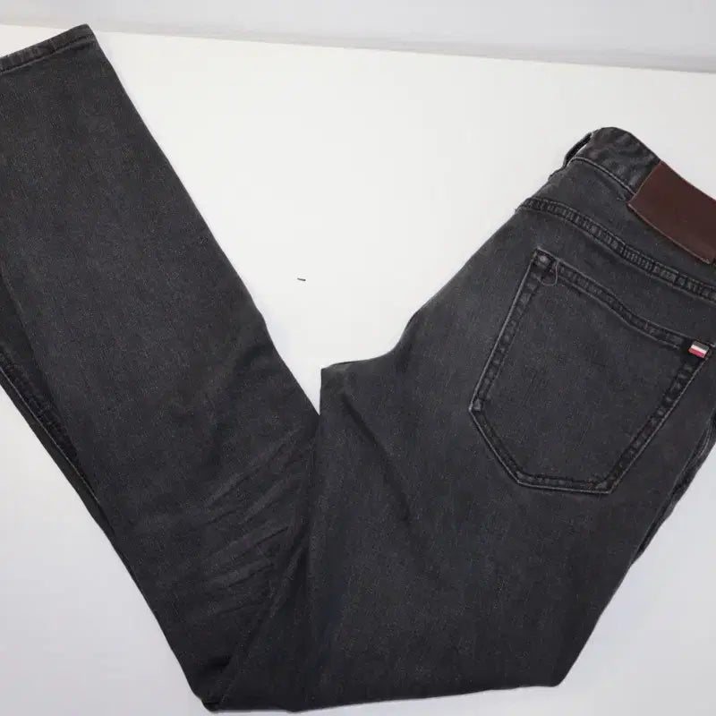 [BUNJANG] POLEHAM Black Denim Basic Fit Pants / 폴햄 흑청