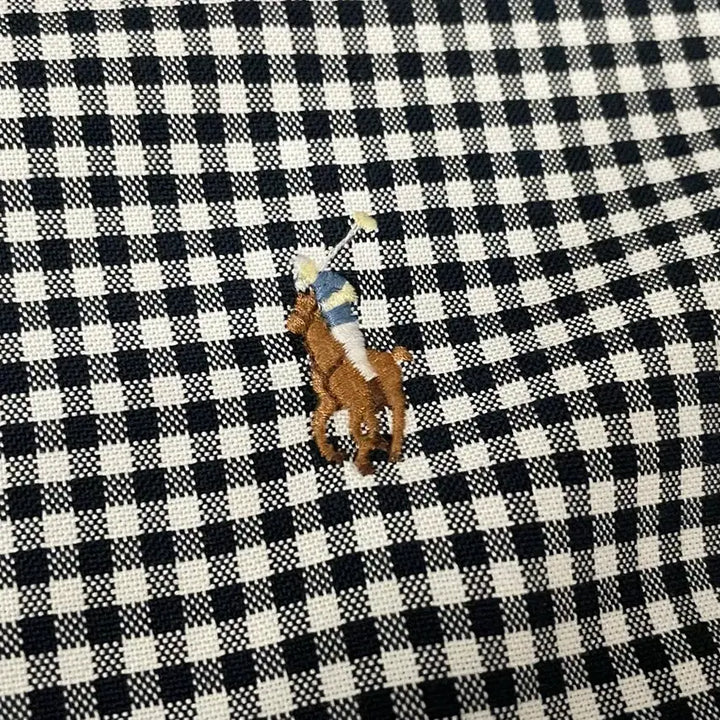 [SOLD OUT] 폴로 랄프로렌 블랙 깅엄체크 옥스퍼드 셔츠 클래식 M