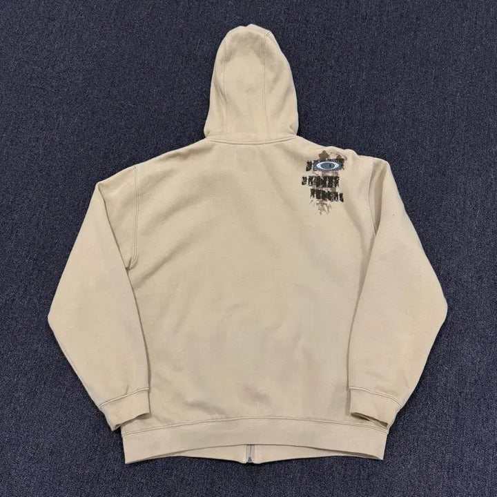 [BUNJANG] Oakley Archive Beige Hoodie Jacket / 오클리 아카이브 베이지 후드집업