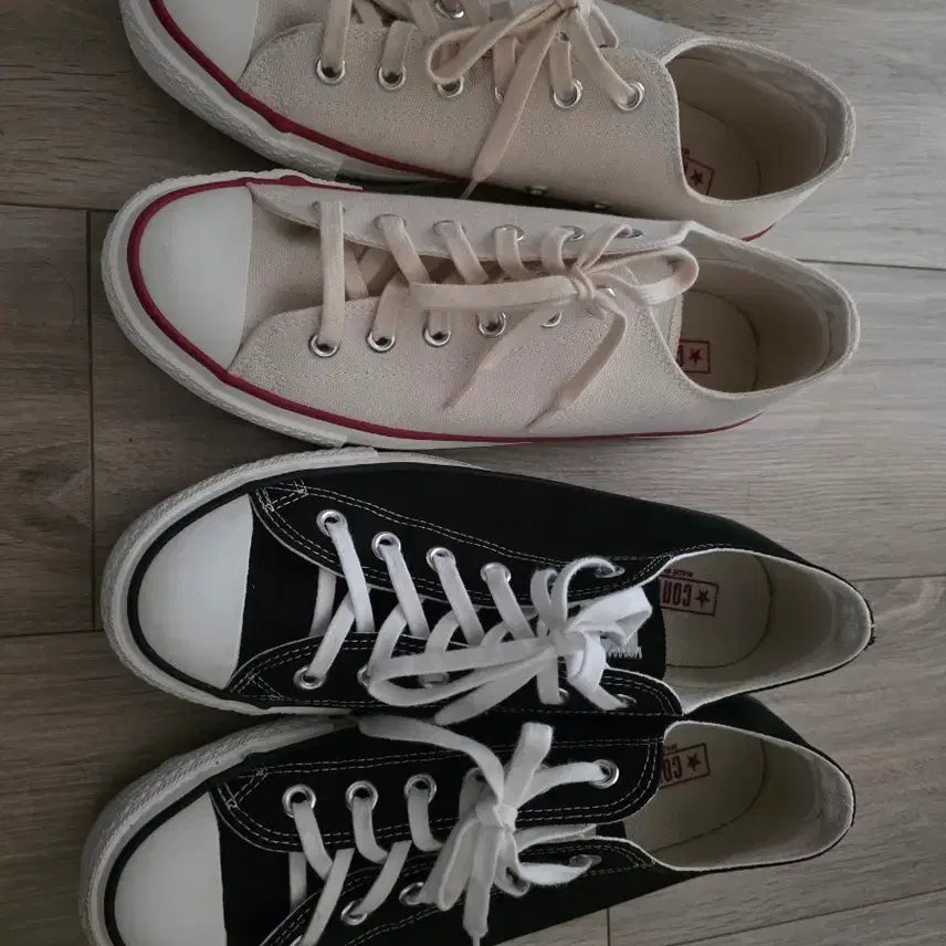 [BUNJANG] J.O.X. Converse Black Sneakers / 제이옥스 컨버스 검정 7.5사이즈 265정도