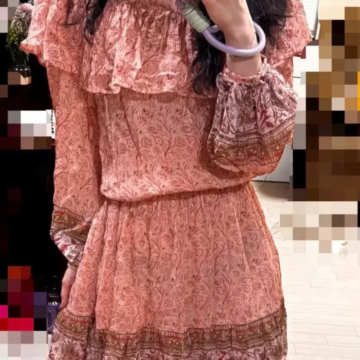 [BUNJANG] Vanessa Bruno Ethnic Dress New With Tags / 44 마른55 텍달린 새상품 바네사부르노 정가90만 에스닉 원피스