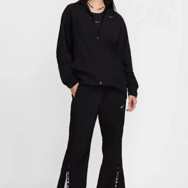 [BUNJANG] Nike Black Zipper Jogger Running Pants M / M 텍ㅇ 새상품 나이키 정가15만 지퍼 팬츠 바지 블랙 조거 러닝