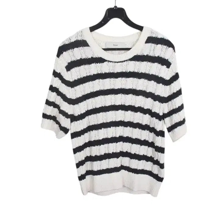 [BUNJANG] Dunst Striped Short-Sleeve Knit Top Women&