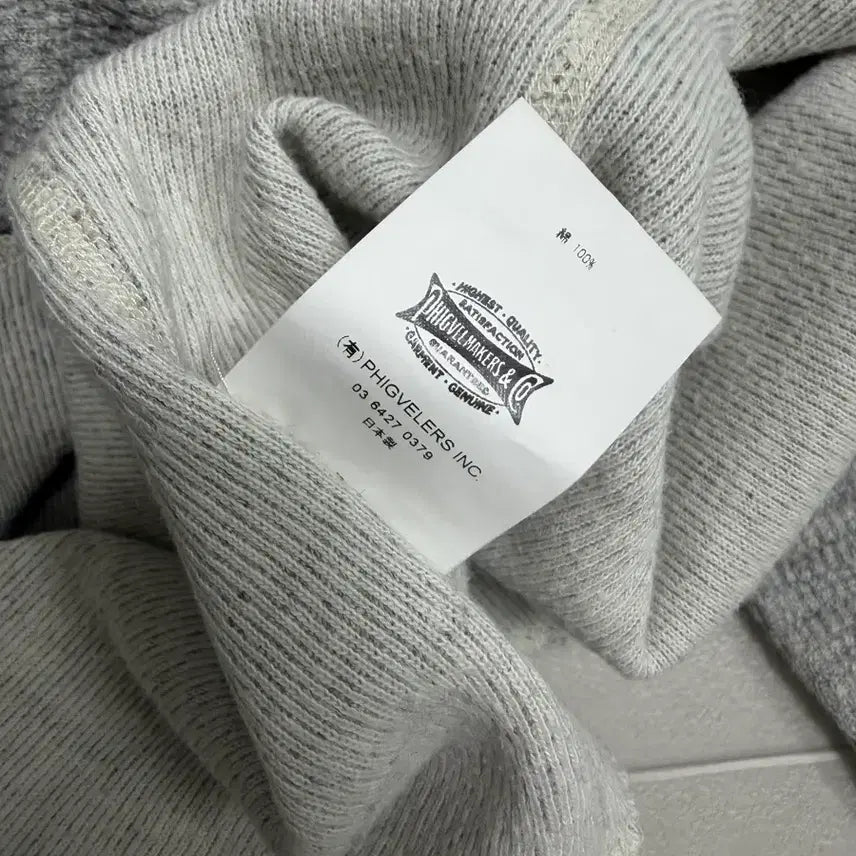 [SOLD OUT] 피그벨 헨리넥 긴팔 티셔츠 그레이 3사이즈