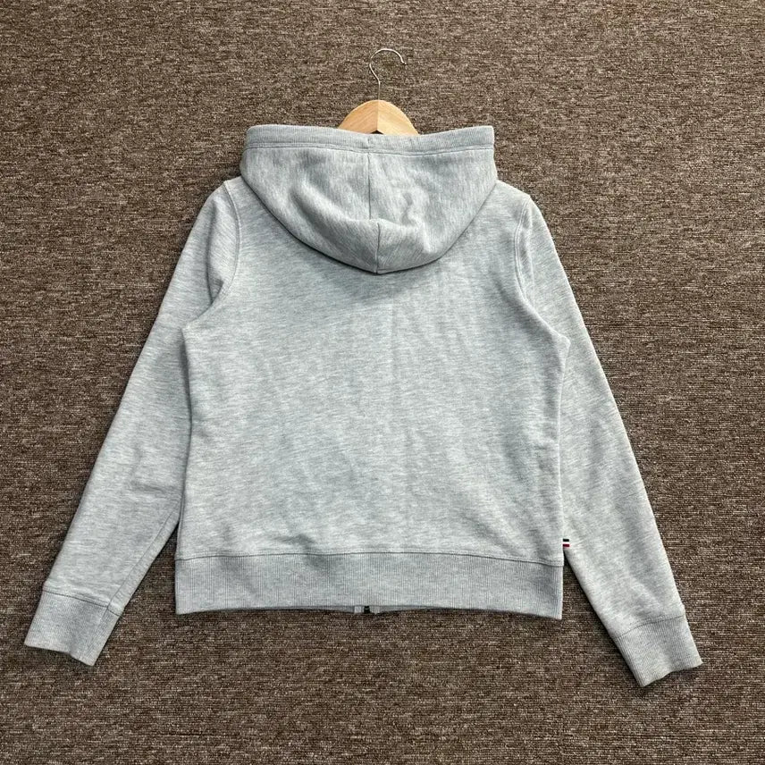 [BUNJANG] Tommy Jeans Heart Logo Gray Hoodie S / 여성) 타미진스 하트 로고 그레이 후드집업 S
