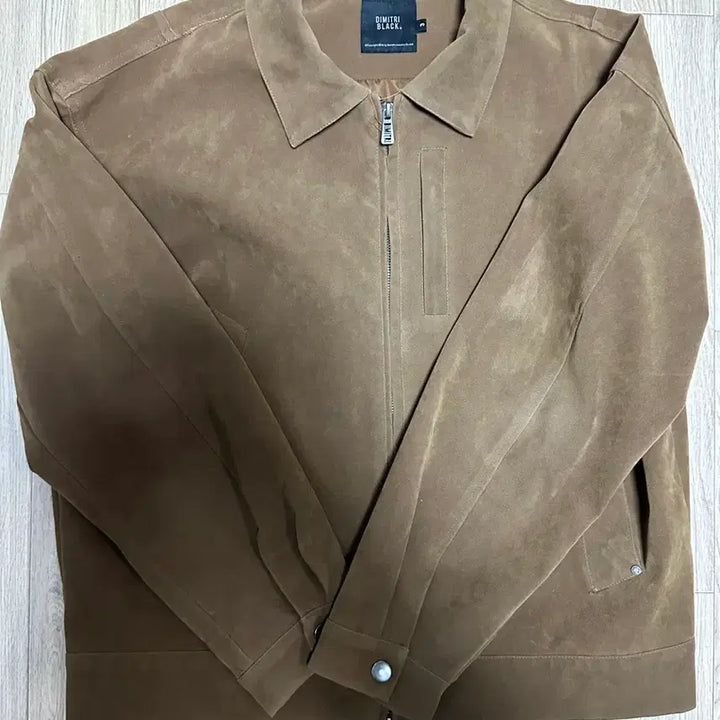 [BUNJANG] Dimitri Black Two-Way Vegan Suede Jacket / 디미트리블랙 투웨이 비건 스웨이드 자켓