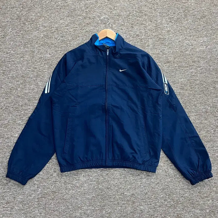 [BUNJANG] Nike Old School Track Jacket Navy (Size 95) / 나이키 올드스쿨 트랙 자켓 네이비 95