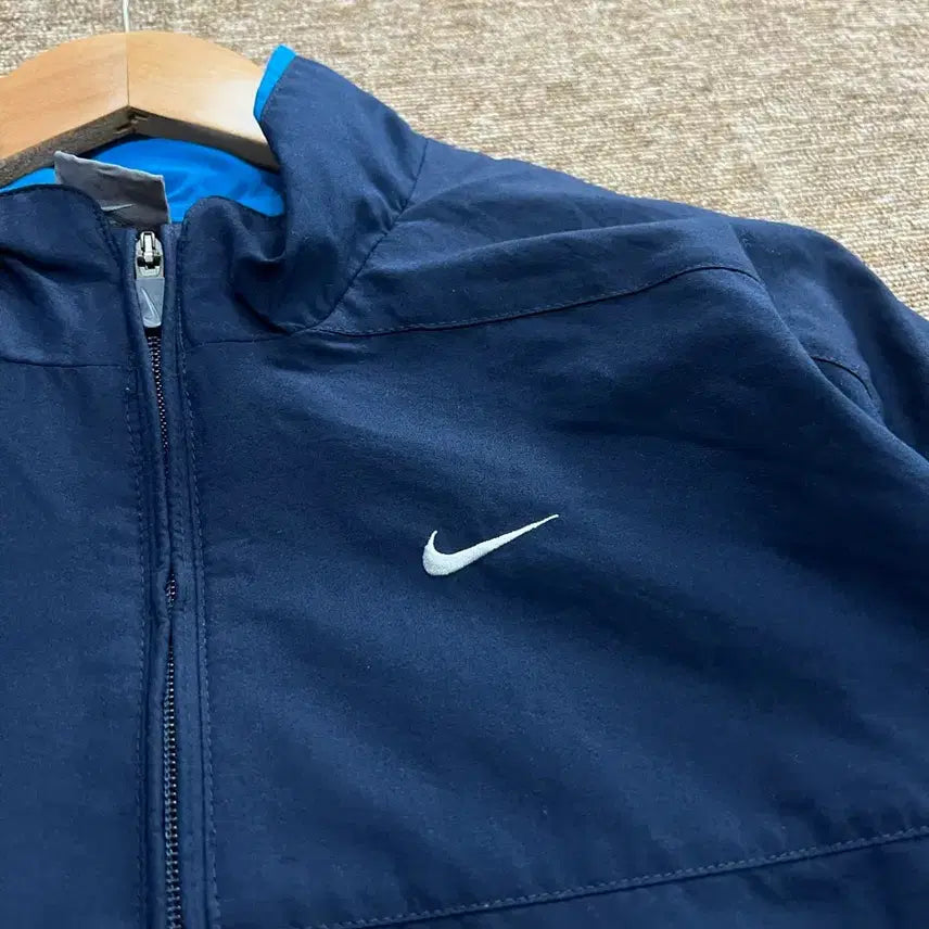 [BUNJANG] Nike Old School Track Jacket Navy (Size 95) / 나이키 올드스쿨 트랙 자켓 네이비 95