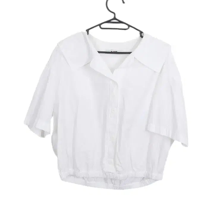 [BUNJANG] SJYP Simple Short-Sleeve Shirt Blouse (Women&