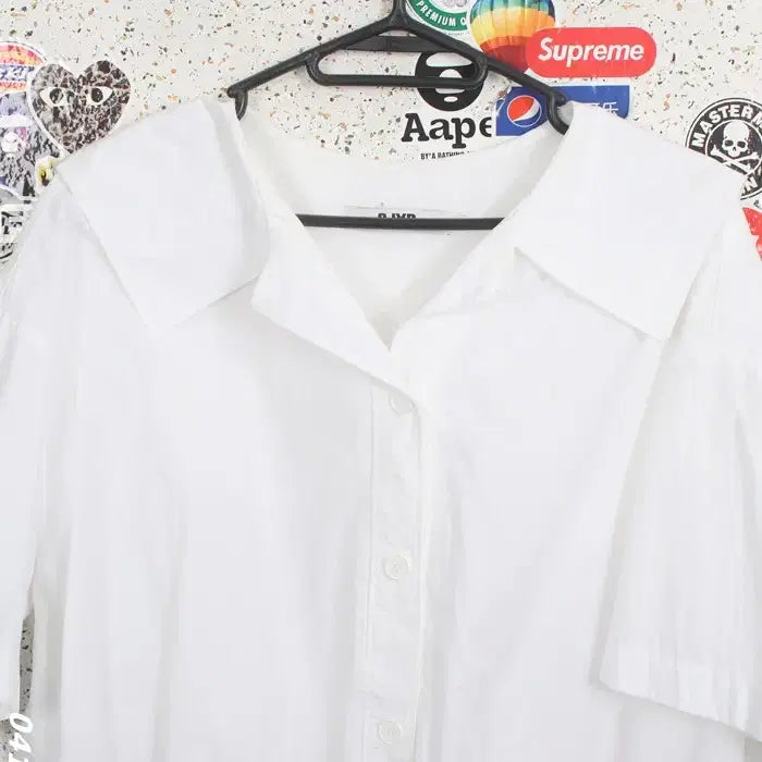 [BUNJANG] SJYP Simple Short-Sleeve Shirt Blouse (Women&